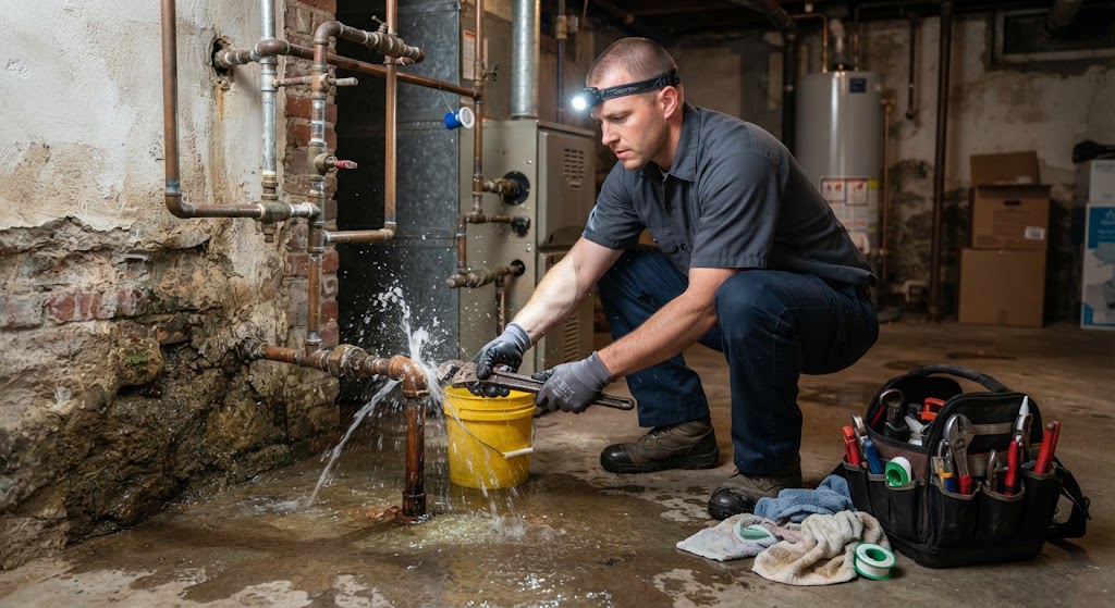 emergency leak repair Westfield NJ burst pipe response